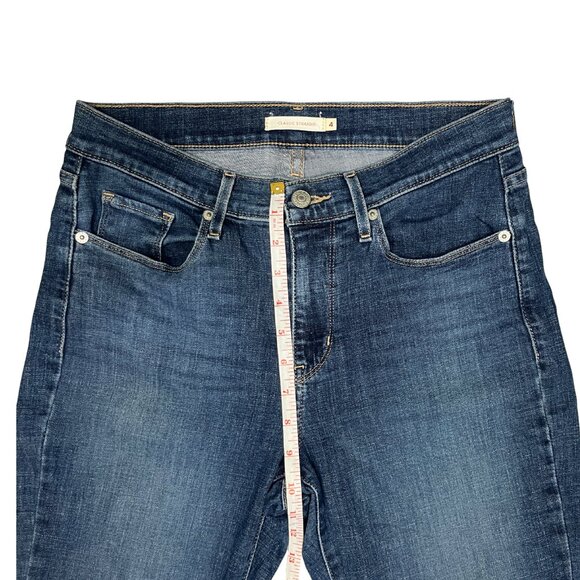 Levi’s Women’s Classic Fit Straight Leg Jeans Blue Mid Rise Stretch Denim Size 4 - Picture 8 of 16